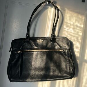 Kate Spade leather tote black